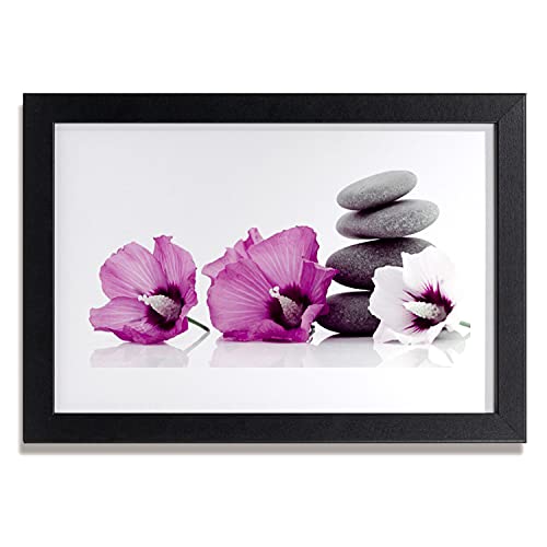 Affiche encadrée fleurs d'aromathérapie : décoration murale prête à poser