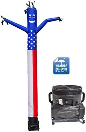 LookOurWay Air Dancers Inflatable Tube Man Full Set with 1 HP Climate