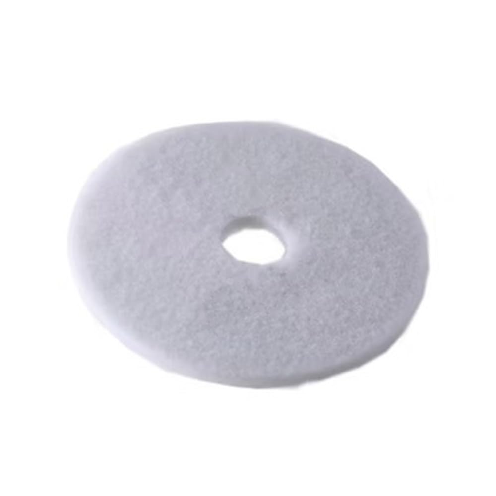 10 Discos Blancos Fibra Muy Blanda Limpieza y Pulido Suelos Multisuperficie | Ideal para abrillantado y mantenimiento diario. Proporciona un acabado brillante sin rayar la superficie.