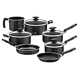 Jogo De Panelas De Alumínio Com Revestimiento Interno De Antiaderente 7 Peças Tramontina Grafite