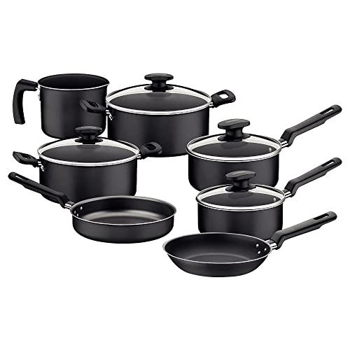 Jogo De Panelas De Alumínio Com Revestimiento Interno De Antiaderente 7 Peças Tramontina Grafite