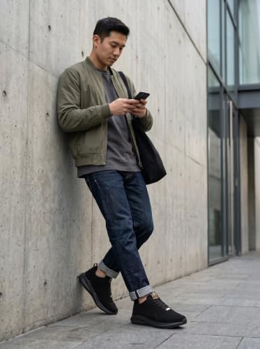 Image of OFF LIMITS Stussy (Memory Tech) Casual Sneakers for Men with Memory Foam Insock, Synthetic Upper and Phylon /TPR Sole, Stylish Lace-Up Shoes Outings