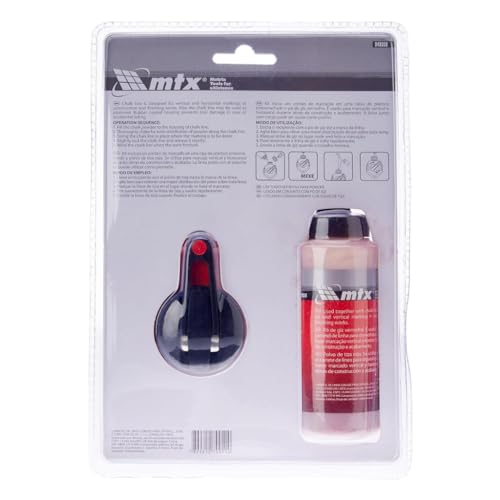 Mtx Carretel De Linha Com Giz Para Drywall 30 M E Tubo Com Giz
