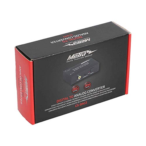 Metra CS-DAC2 Digital TOSLINK/Optical SPDIF to RCA Audio Converter - Thumbnail 6