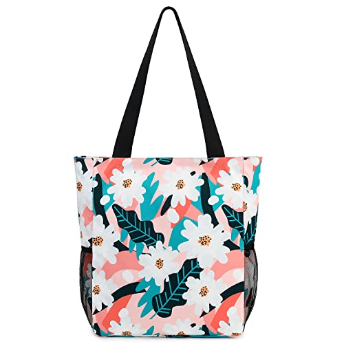 abshoo Water Resistant Lightweight Beach Bag Women Tote Bag for Gym Travel Nurs Bag