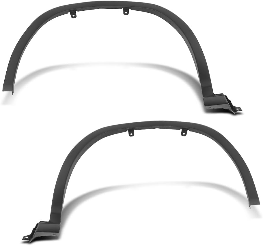 Front Fender Flares Wheel Arch Trim Opening Molding Left & Right Side Compatible with LX RX350 RX450h Base, F Sport 2016-2019 756010E080, 756020E080, LX1291100