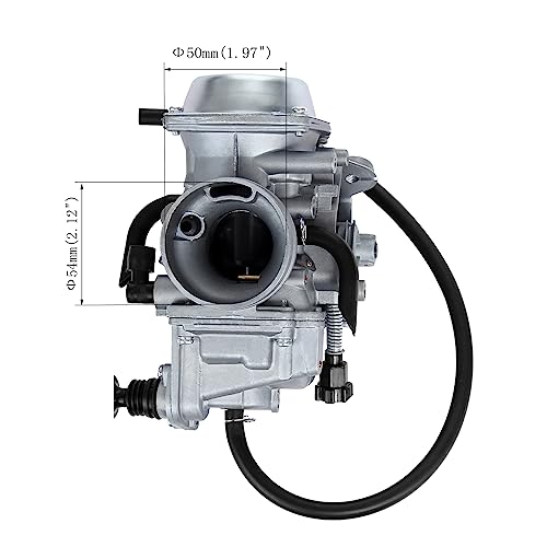 Image of Carburetor Carb for 1993-2000 Honda Fourtrax 300 TRX300FW, 1986-1987 Fourtrax TRX 350, 1997-2004 Foreman TRX400FW 400, 98-04 Foreman 450 TRX450FE /FM /S /ES, 00-06 Rancher 350 TRX350
