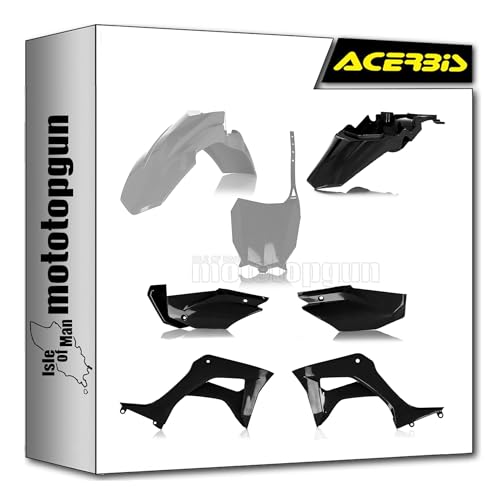 Kit cache carenage gris noir Acerbis pour Honda CRF 110F 2019-2022