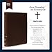 Personalized KJV Holy Bible Bonded Leather Notetaking Bible | Small Print | King James Version Bible Custom with Name | Gift for Christian & Religious Celebrations | Brown