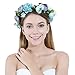 Produktbild JaosWish Frauen Blumen Kranz Mädchen Blumen Strinband Haarkranz Blume Krone für Hochzeit Festivals