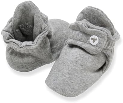 Burt's Bees Baby Unisex Booties Organic Cotton Newborn Essentials...