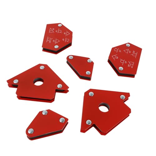 Support de soudage magnétique Ipetboom multi-angles rouge compact pour atelier