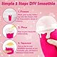 Slush Becher,500ml Slushie Maker Becher,Slush Becher maker Silikon Squeeze Cup,DIY Slushy Maker Cup Gefrorene Maker Smoothie Becher Sommer-Slush Cup mit Strohhalmlöffel