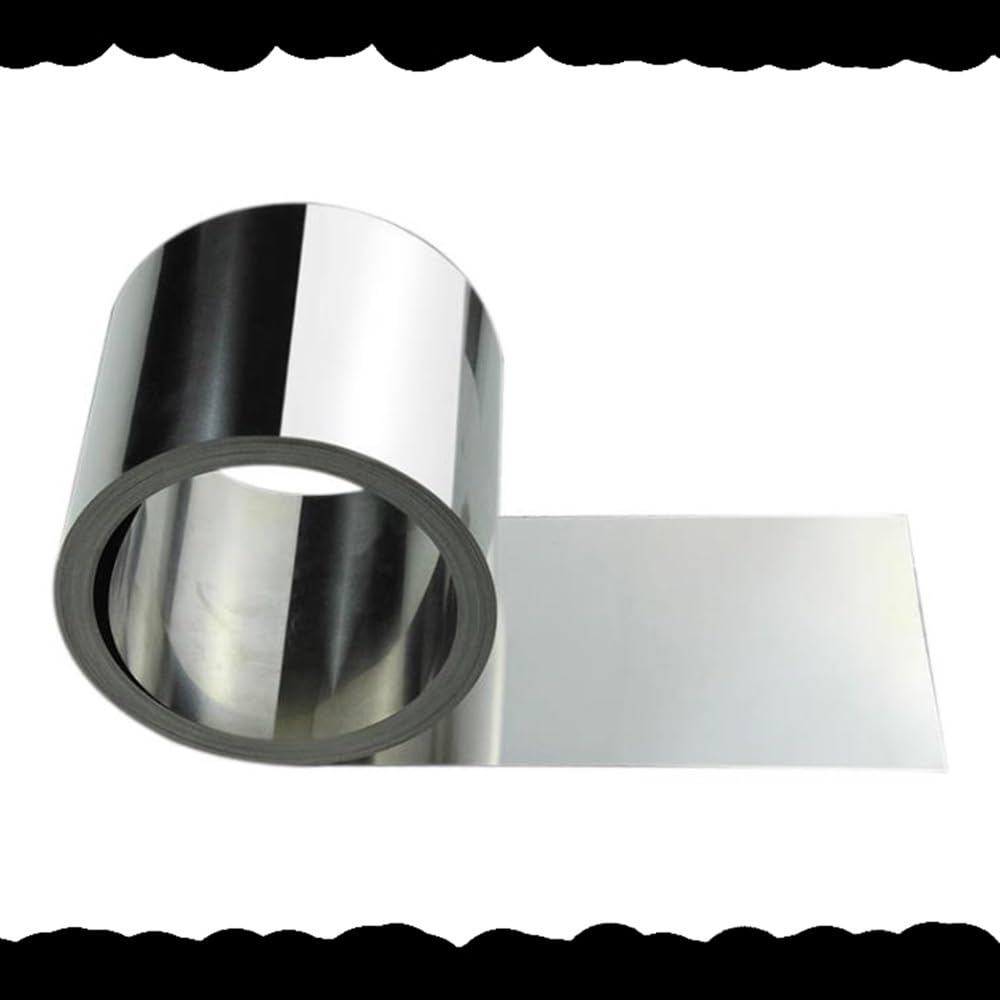 HCZION Stainless Steel Roll 304 Stainless Steel Foil Roll Industry Metal Strip Sheet Fine Plate Sheet Foil 0.01mm/0.02mm/0.03mm/0.05mm/0.1mm/0.2mm/0.3mm/0.5mm (Size : 0.01mmx100mmx1m)