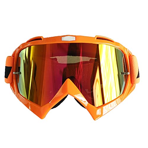 VTT DH MTB Dirt Vélos Verres Professionnel Moto Cross Gunggle Off Road Glass Vêtements de course Équipement de course pour Croix moto Outdododor (Color : Clear)