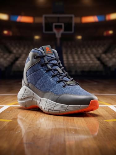 Image of OFF LIMITS S.W.A.T. Basketball Shoes for Men | High-Top Canvas-Synthetic Design with Phylon /TPR Sole, Die-Cut EVA Comfort & Lace-Up Fit for Court Practice, Training & Game Time