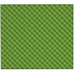 Fregadero Estilo Campestre Alfombrillas para secar Platos, Estilo campestre Verde a Cuadros, escurridor de Platos Absorbente, Alfombrilla para Fregadero, 41X46 CM