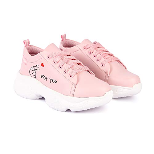 Image of Creattoes Women Lace-Up Printed Sneaker