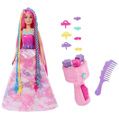 Poupée Barbie Princesse Tresses Magiques Cover
