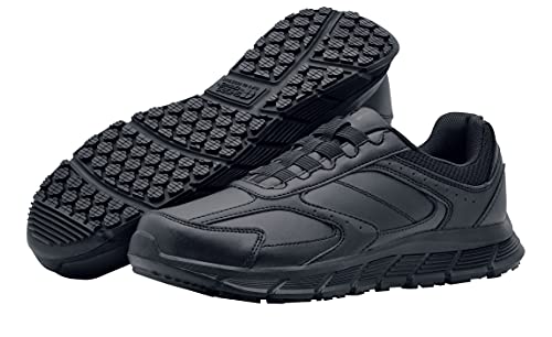 Shoes for Crews Entree II, Women's Slip Resistant Work Shoes, Water Resistant, Black, Women's Size 6.5