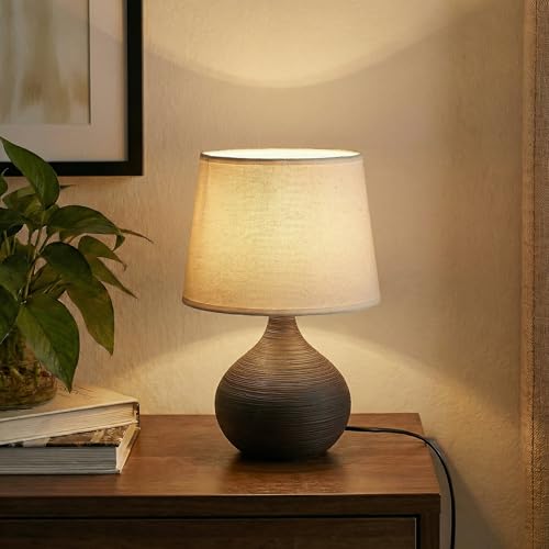 Decor & More Modern Ceramic Base Bedside Table Lamp | Table Lamps...