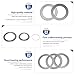 4 Sets NTA1220+2TRA Thrust Needle Roller Bearings with Two Washers, ID 3/4