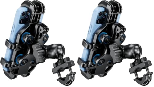 Image of BRCOVAN Motorcycle Phone Mount Holder with Vibration Dampener (Pack of 2)