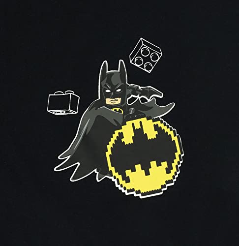 Lego Batman Boys' Pajama Set, 3-Piece Cotton Pjs, Little Kid Size 8 Black #TOP4
