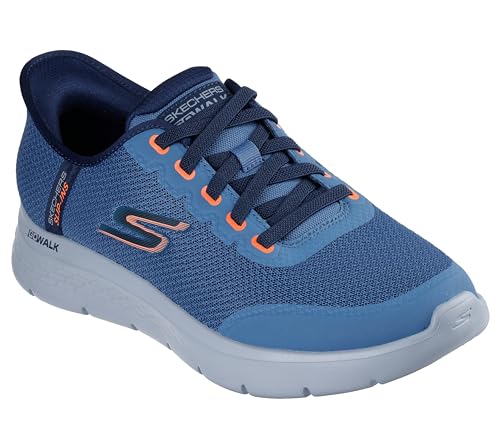 Skechers Go Walk Flex, Zapatillas Hombre, Navy, 43 EU