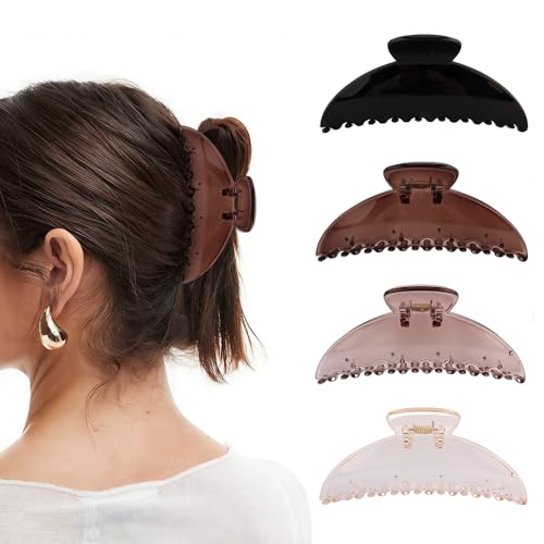 4 pinces à griffes 01 antidérapantes pour un chignon parfait