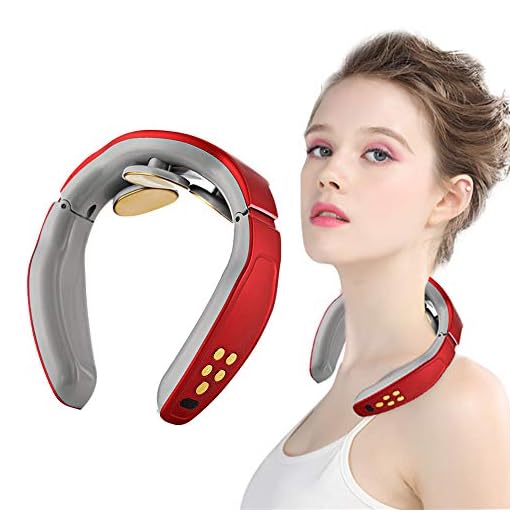 Cuello Masajeador, Shiatsu Masajeador Cervical, Masajeador de Cuello Multifunción,Masajeador de cuello 3D inalámbrico inalámbrico inteligente,Aliviar Rápidamente el Dolor Cervical