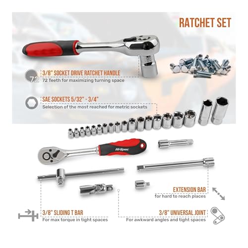Kit de herramientas manuales para reparación de autos miniatura 5