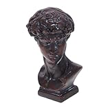 Figurine rétro de david : peut être placée de manière stable, pas facile à renverser, vous pouvez l'utiliser en toute tranquillité. léger, facile à transporter.