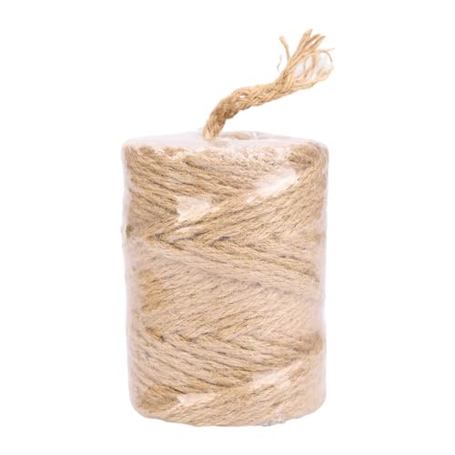 Ddujbtp Cuerda multiusos de fibra natural resistente para jardinería, tejer, manualidades, organización del hogar y envoltura de cuerda