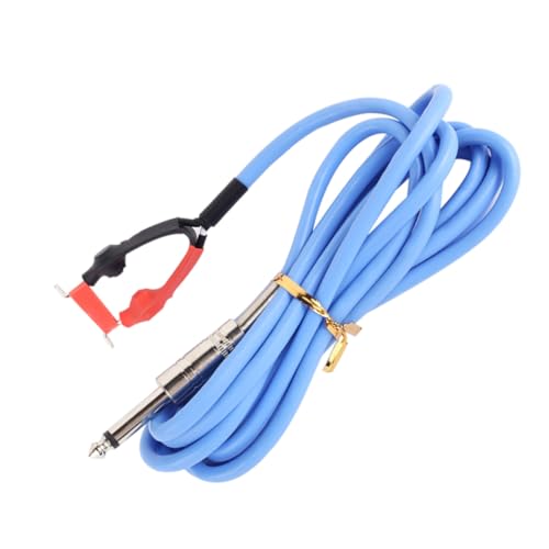 Cable de alimentación de silicona azul con conector mono para máquina estándar