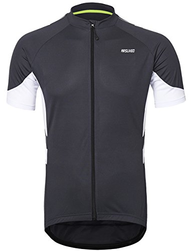 Lakaka-EU Kurzarm Fahrradtrikot Herren Sommer Radtrikot Schnell Trocken Atmungsaktiv Radsport MTB Jersey Cover