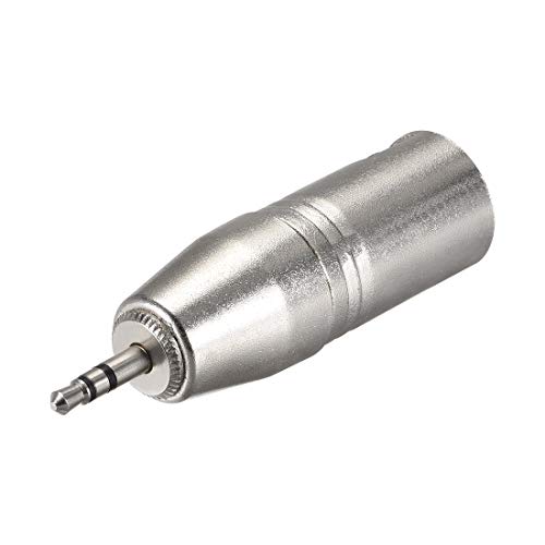 Adaptador XLR a TRS uxcell para arreglar la incompatibilidad de conector de micrófono 3