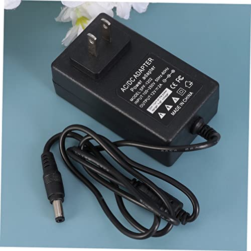 Hemobllo Interruptor Adaptador De Energia Adaptador De Energia Doméstica 12V 2A Dc Adaptador De Ener