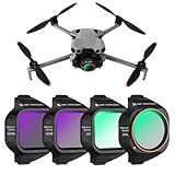 K&F CONCEPT Kit de 4 Filtros Compatible con Accesorios para Dron dji Mini 5 Pro - Pack de 4 (CPL + UV + ND8 + ND16) Filtro de Reducci�n de Luz y Protecci�n Diaria, Vidrio �ptico HD Multi-Capa