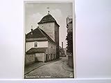  AK Bischofswerda in Sachsen, Alter Stadtturm, Echt Foto, 1933, Gelaufen.
