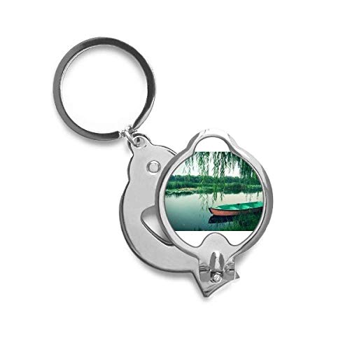 Cortador de recorte DIYthinker para solucionar uñas largas con diseño de lago