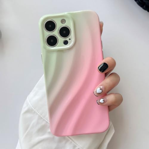 Coque iPhone 12 Pro Max antichoc souple et transparente à ondulations de luxe