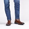 Slip Resistant Country Boots Classic Embroidered boot Cowboy Boots for Men Square Toe Chunky Heel Mid-Calf Boots