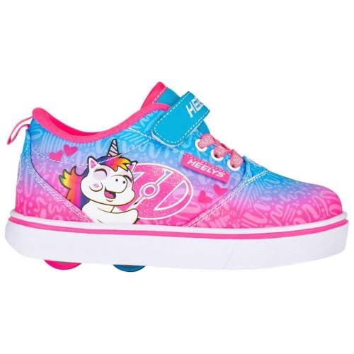 Heelys Tenis Unisex Pro 20 X2 para niños, Turquesa, 1 UK, Turquoise, 33 EU