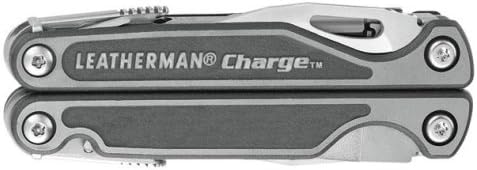 LEATHERMAN 830684 Leatherman Charge Tti Multi-Tool With Leather/Nylon Combination Sheath And Gift Tin, Titanium/Premium Sheath