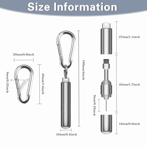 Image of SIM Ejector Tool, SIM Card Removal Tool Keychain with Durable Construction, Compact SIM Ejector Pin for Mobile Device Maintenance, Essential SIM Ejector Accessory for Everyday Use