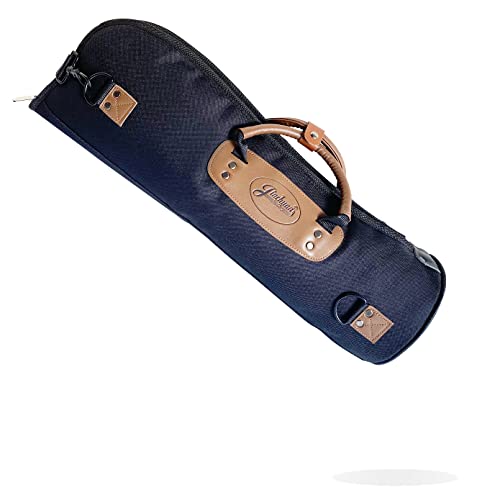 Trumpet Gig Bag 1200D Water-resistant Oxford Cloth Adjustable Strap with 15mm Cotton Padded Trumpet Case