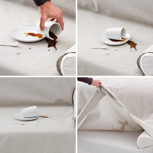 Funda de sofá de 3 plazas Loira-Protect cubresofá práctico resistente 8