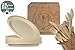 Produktbild greenpiece ® 25 Bambus Fiber Teller 25cm + 25 Bambus Besteck-Set | Extra Stark | Keine Plastikverpackungen | Einweg | Umweltfreundlich | Biologisch abbaubar | Picnic, BBQ & Grillen, Camping