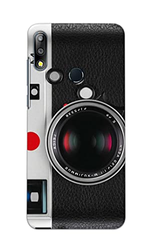 Image of Printed Hard Back Cover Case for Asus Zenfone Max Pro (M2) (6.26 inch) | Zenfone Max Pro M2 Back Cover (Vintage Camera) -1302